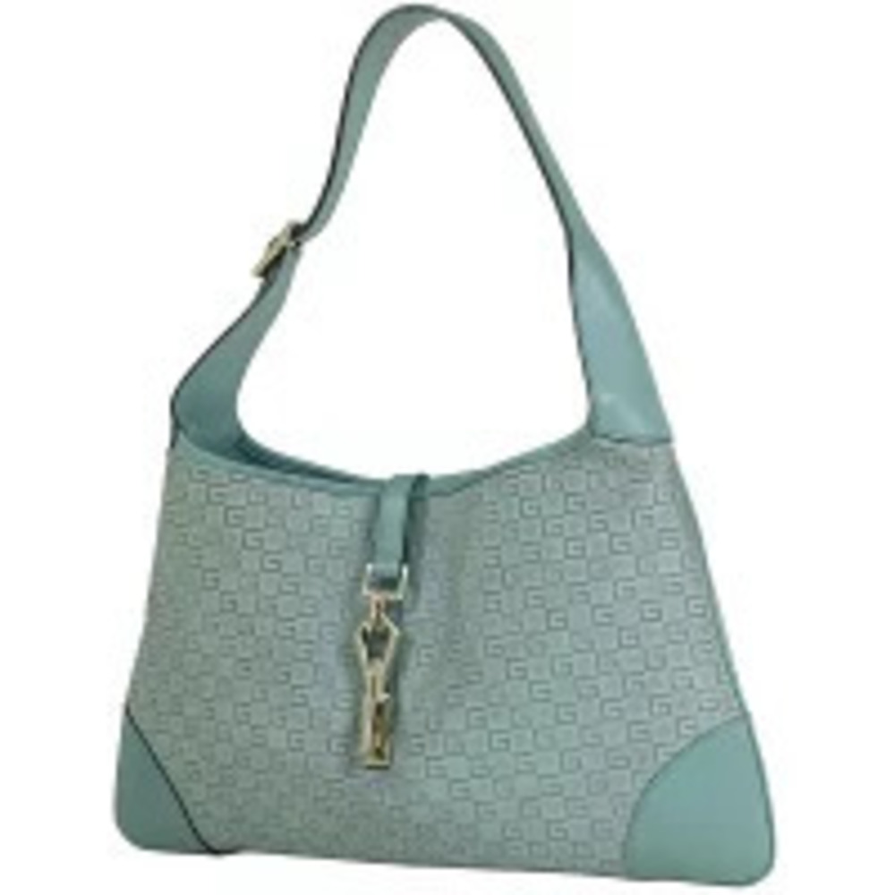 Gucci Shoulder Bag Hobo Suede Blue